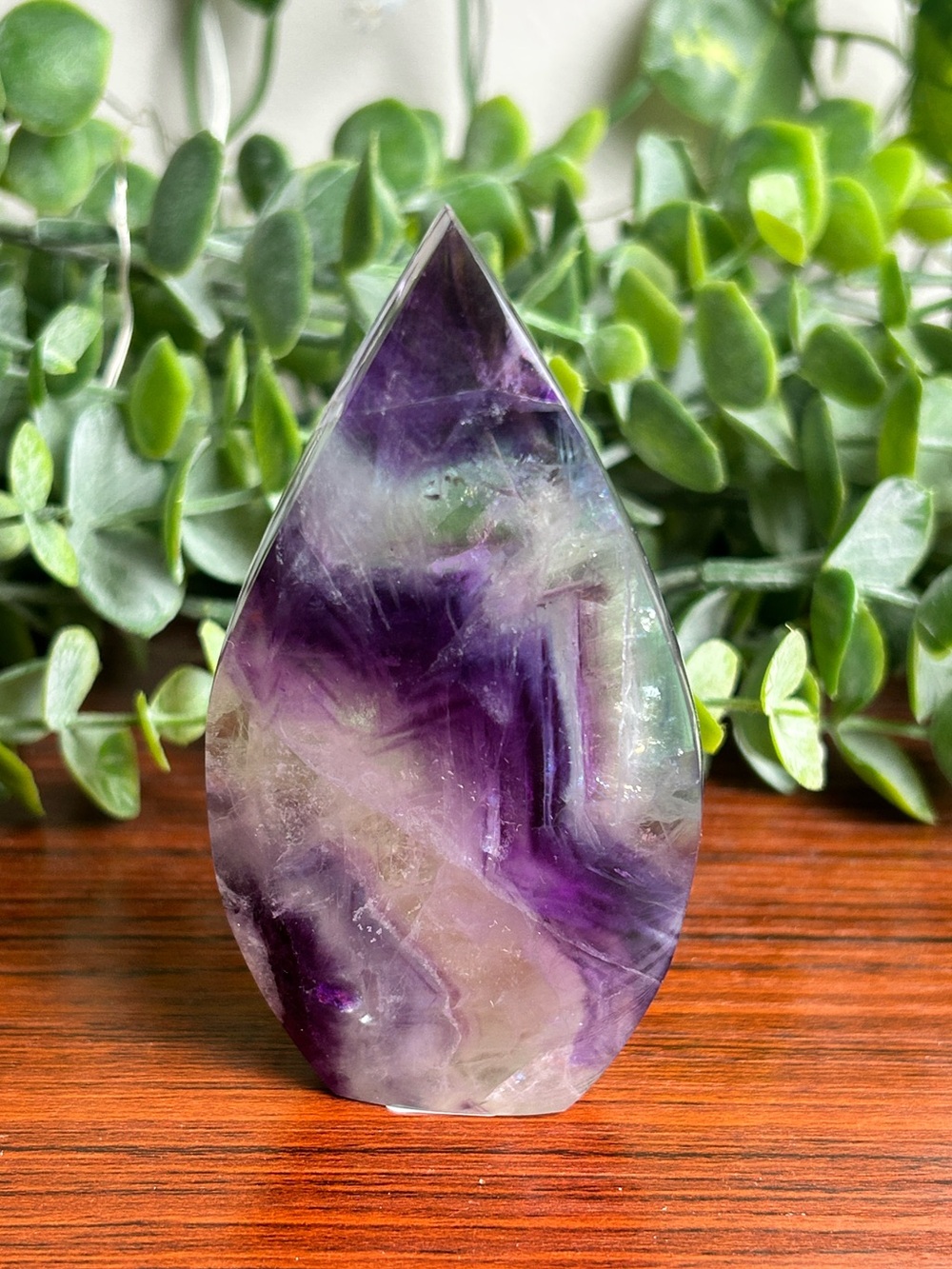 Rainbow Fluorite Teardrop (imperfect)